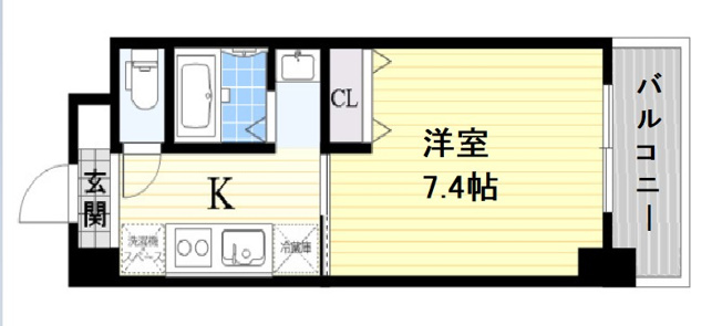 【間取り】 | KDXレジデンス難波