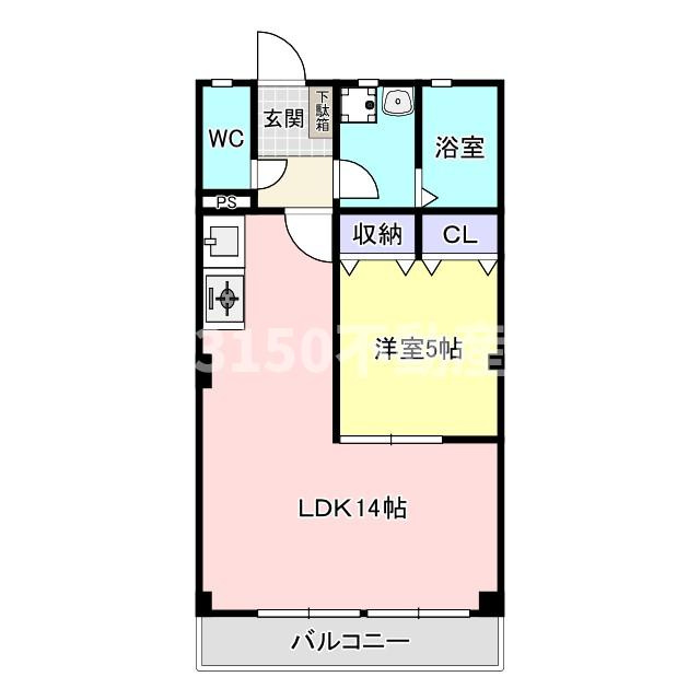 サンメゾン16の間取り