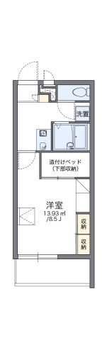 レオパレスＳＫＹの間取り|代表的な間取のため実際の間取とは異なる場合があります