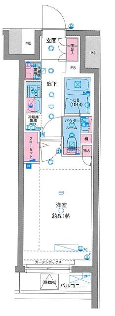 GENOVIA東向島skygardenの間取り