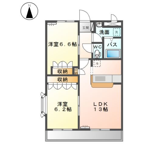 モデルナ江木の間取り