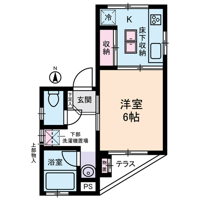 スクエア東新町の間取り