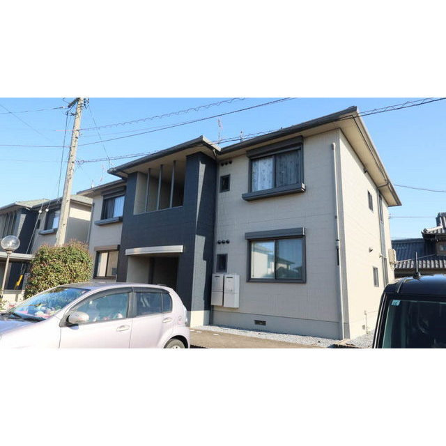 各務原市鵜沼朝日町５丁目のアパートの外観|D棟