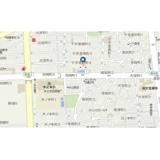 岐阜市千手堂南町４丁目の駐車場の外観