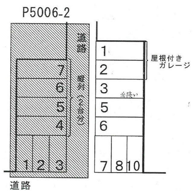 岐阜市光明町１丁目の駐車場の間取り