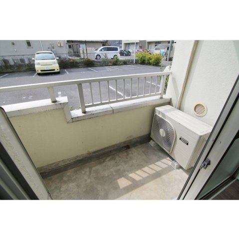 後藤ハイツのバルコニー