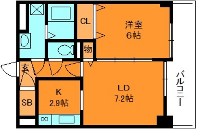 クレメント五位堂の間取り