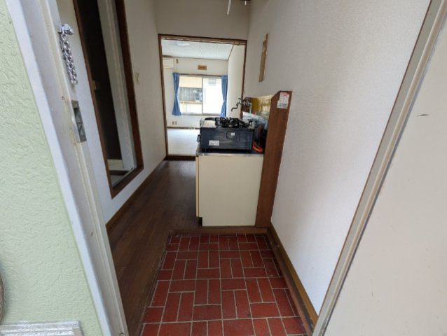 パールハイツの玄関