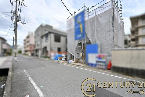 天理市川原城町 ／新築一戸建の前面道路含む現地写真|■現地撮影写真■近鉄天理線・JR桜井線『天理駅』徒歩８分の便利な立地です！■