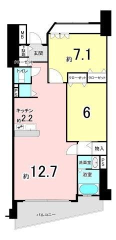 パシフィックビスタ1　の間取り