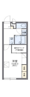 【間取り】 | レオパレス六甲北二番館 | 代表的な間取のため実際の間取とは異なる場合があります