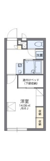 【間取り】 | レオパレスＭ－１
