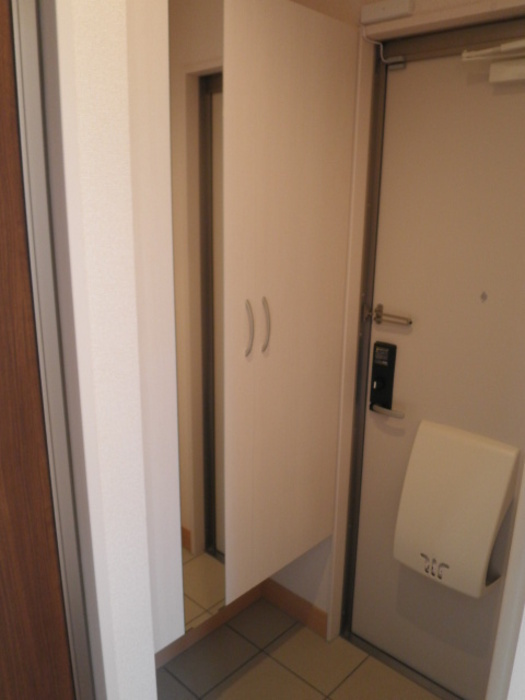 アンソレイエの玄関