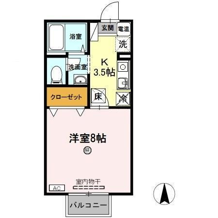 ロイヤルシャトー　B棟の間取り