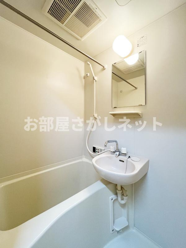 グランデ・ハナブサⅡ【おとり物件なし】#学生・社会人にオススメ！初期費用分割払いOK！の浴室|バルコニー
