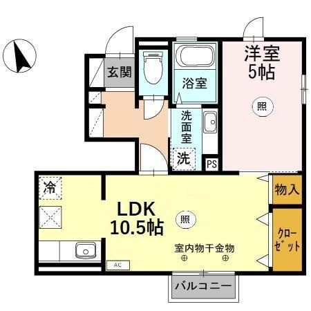 ノーブル照手の間取り