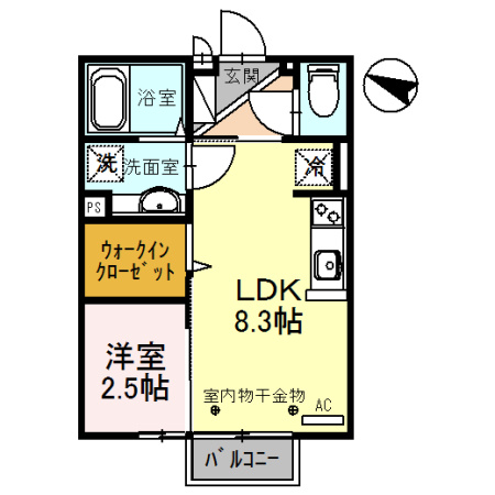 ヴィ・ラフィネの間取り