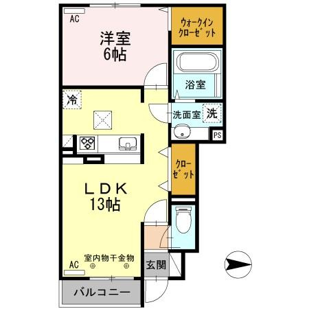 セジュール桜羅の間取り