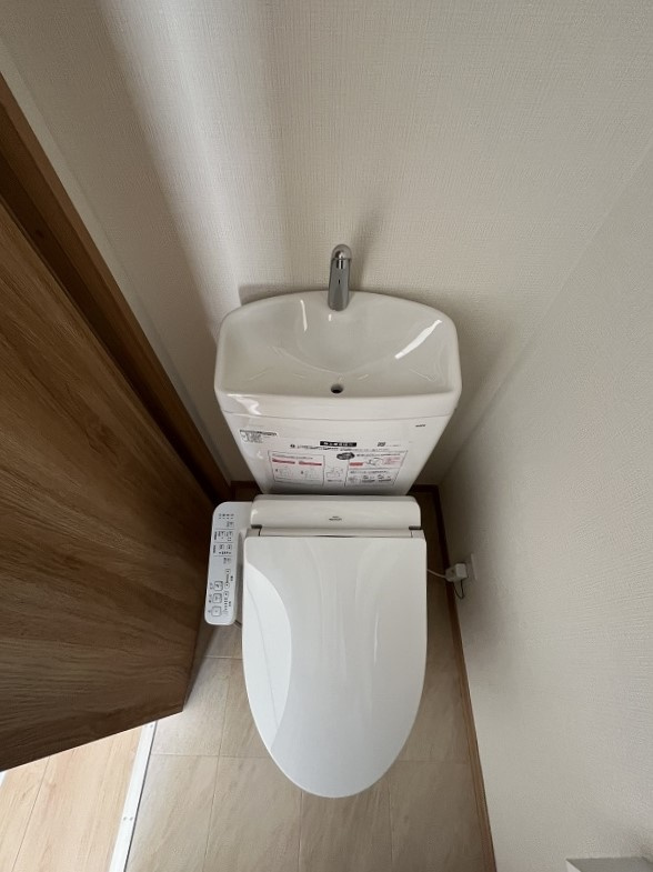 蒲生本町未入居住宅のトイレ|清潔感のあるトイレです。