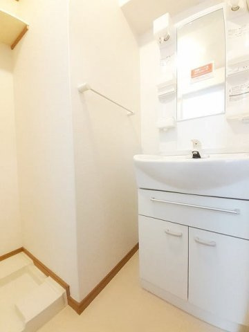 熊本市東区小峯２丁目の賃貸マンションの洗面所|使いやすい洗面所です