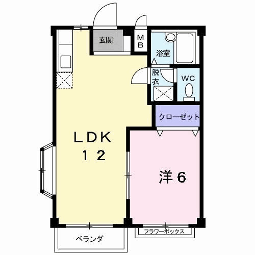 グリーンハイツ富永の間取り