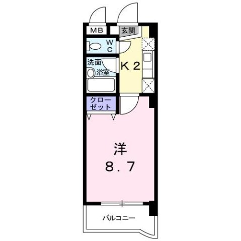 ソレイユ・ヒロ・上水前寺の間取り