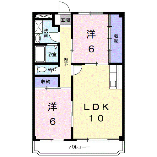 オークヒル本田の間取り