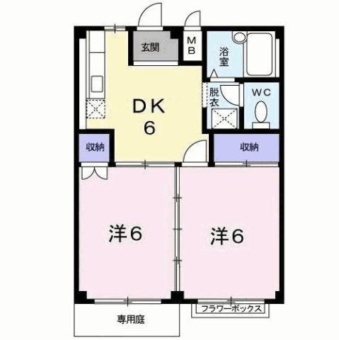 ワールドハイツ満永の間取り