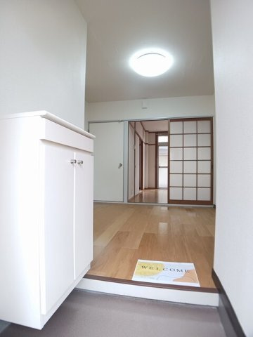 Ｏ．ＫハイツⅠの玄関|シンプルで使いやすい玄関です