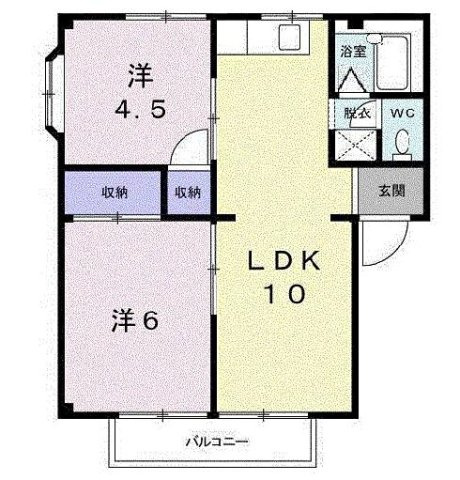 シャトレーゼⅡの間取り