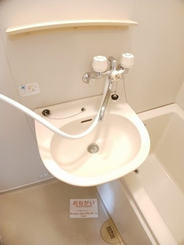シャトレーゼⅡの洗面所|忙しい朝には欠かせない洗面所です
