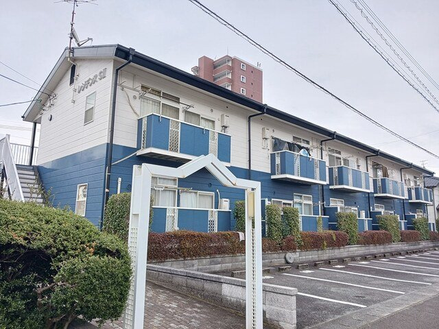 熊本市中央区八王寺町のアパートの外観|外はこのようになっています