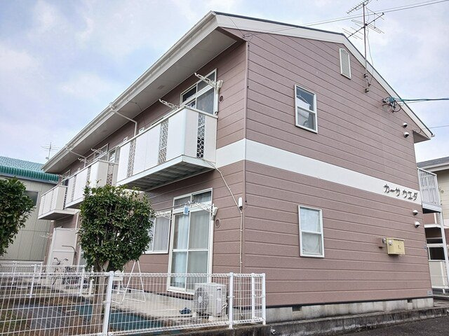 熊本市東区小山２丁目のアパートの外観|外観もきれいです