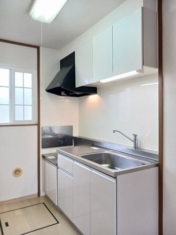 熊本市東区小山２丁目のアパートのキッチン|キッチンでお料理をお楽しみください