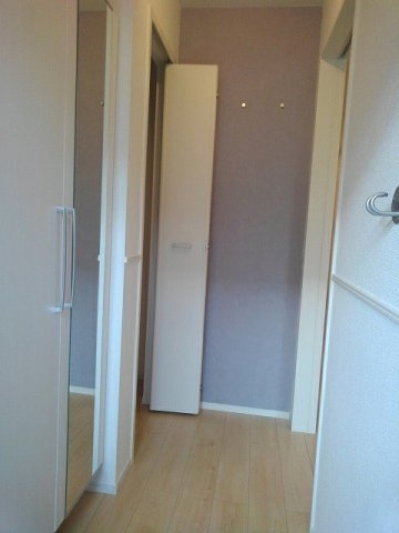 熊本市北区清水万石４丁目のアパートの玄関|毎日通る玄関はこちらです