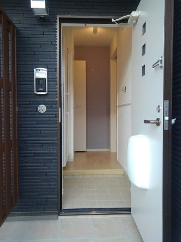 熊本市北区清水万石４丁目のアパートのエントランス|毎日通るエントランスはこのようになっています