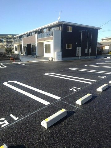 熊本市北区清水万石４丁目のアパートの駐車場|駐車場です