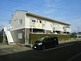 熊本市北区西梶尾町のアパートの外観|外観は落ち着いています