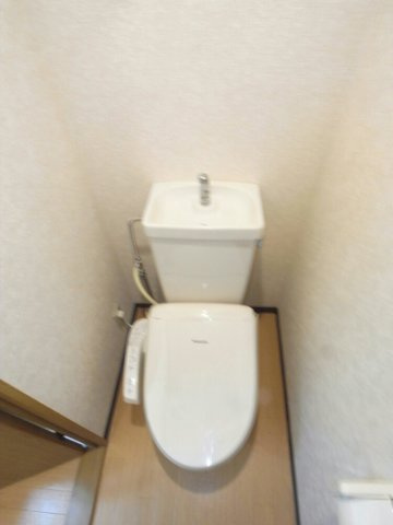 熊本市北区龍田６丁目の賃貸マンションのトイレ|落ち着いたトイレです