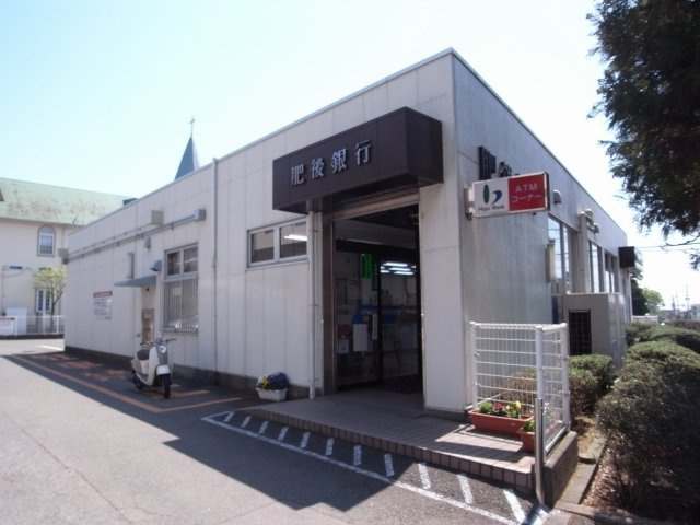 熊本市北区龍田６丁目の賃貸マンションの周辺|肥後銀行　竜田支店まで650m