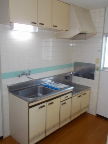 熊本市北区八景水谷４丁目のアパートのキッチン|使いやすいキッチンです