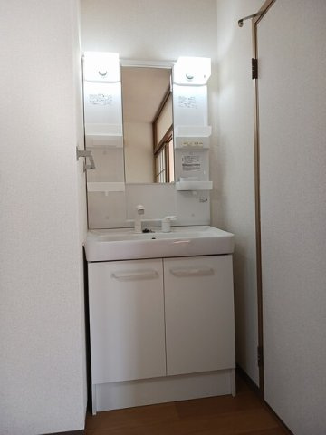 熊本市北区清水亀井町のアパートの洗面所|洗面所です