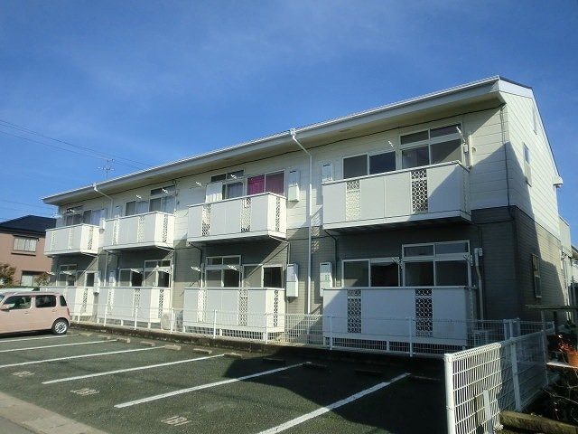 熊本市北区龍田１丁目のアパートの外観|きれいな外観です