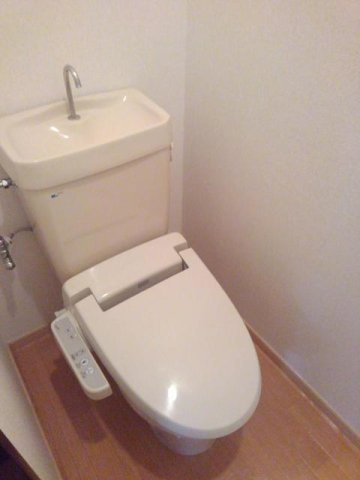 熊本市北区龍田１丁目のアパートのトイレ|トイレもきれいです