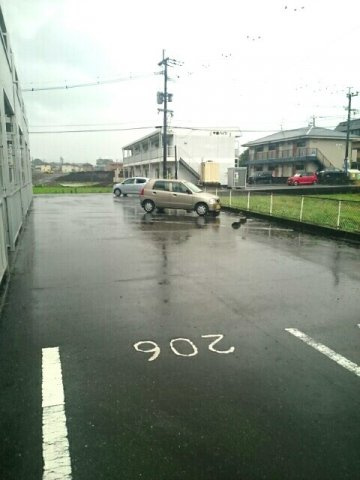 合志市須屋のアパートの駐車場|駐車場です