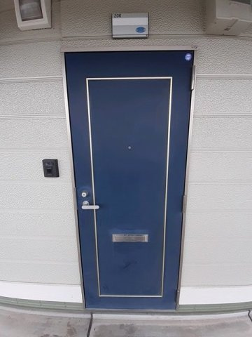 熊本市北区龍田１丁目のアパートのエントランス|毎日通るエントランスはこのようになっています
