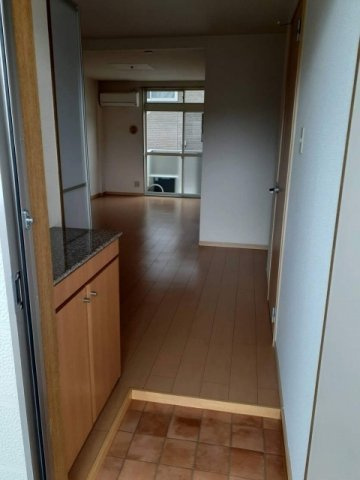 熊本市北区龍田１丁目のアパートの玄関|玄関です