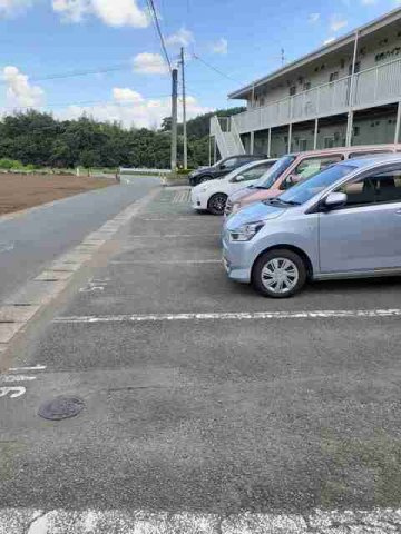 熊本市北区龍田１丁目のアパートの駐車場|カースペースがあります