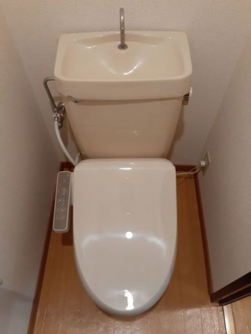 熊本市北区龍田１丁目のアパートのトイレ|清潔感のあるトイレです
