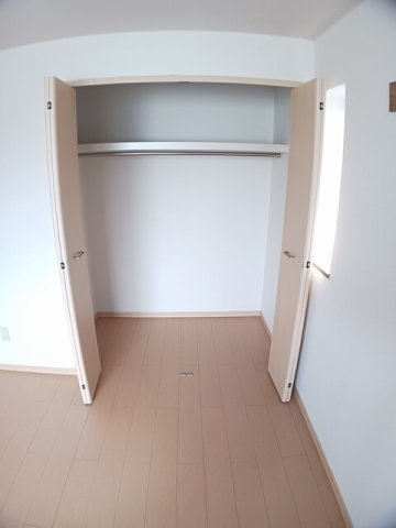 合志市須屋のアパートの収納|大きなスペースがあり、収納には困りません